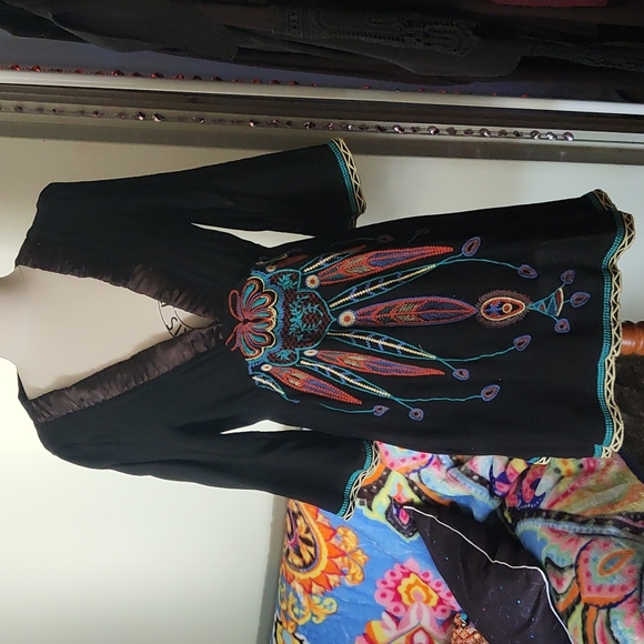 otto mode Tops - Sz 12,  embroidered blouse